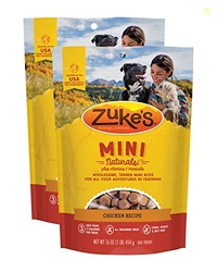 Zuke's Mini Naturals Dog Training Treats, Soft Mini Dog Treats with Vi