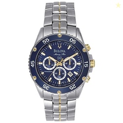 Bulova Men's Marine Star Two-Tone Stainless Steel Chronograph Quartz W