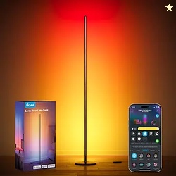 Govee RGBIC Floor Lamp Basic 1000lm LED Corner Lamp Compatible with Sm