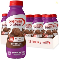 Premier Protein Shake, Chocolate, 30g Protein, No Added Sugar, 24 Vita