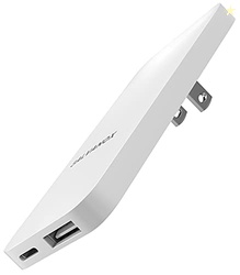 Type C Flat Wall Charger, Galvanox Ultra Slim (Multi-Port Power Adapte