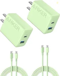 Anker iPhone Charger 2-Pack 20W Fast USB C Charger Block, Type C Charg