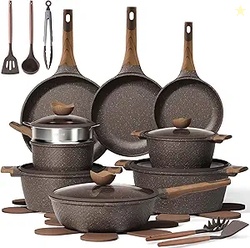 CAROTE 26PCS Pots and Pans Set Non Stick Cookware Set Pots and Pans In