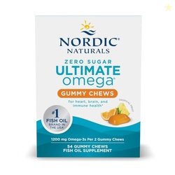 Nordic Naturals Zero Sugar Ultimate Omega Gummy Chews - Tropical Fruit
