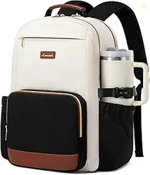 LOVEVOOK Laptop Backpack for Women with Pouch Pocket for Large Capacit