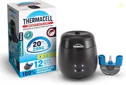 Thermacell E-ZoneGuard Patio Rechargeable Mosquito Repeller with 20-Fo