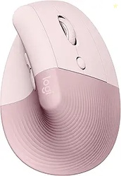 Logitech Lift Vertical Ergonomic Mouse Wireless, Bluetooth or Logi Bol