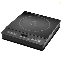 Amazon Basics 1800W Portable Electric Induction Cooktop, Burner and Ch