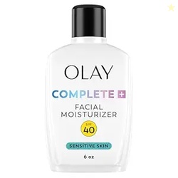 Olay Complete+ Face Moisturizer with Sunscreen SPF 40 For Sensitive Sk