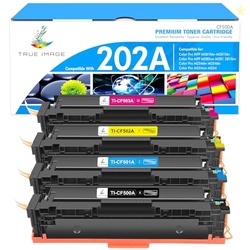 TRUE IMAGE Compatible Toner Cartridge Replacement for HP 202A CF500A 2