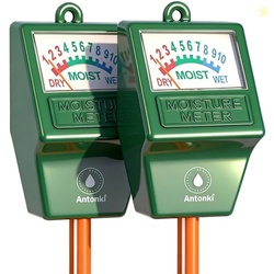 Antonki 2 Pack Soil Moisture Meter, Plant Water Meter for Gardening, F