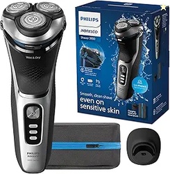 Philips Norelco Shaver 3900 Series Wet and Dry Electric Shaver, P-Cap,