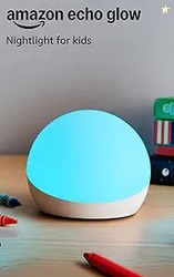 Amazon Echo Glow (newest model) Night light for kids, Works with Alexa