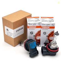 OSRAM H11 OEM Original Standard Halogen Headlight Bulbs 12V 55W 64211L