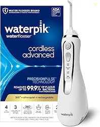 Waterpik Cordless Advanced 2.0 Water Flosser For Teeth Gums, Braces, D