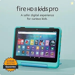 Amazon Fire HD 8 Kids Pro tablet (newest model) ages 6-12. Bright 8 HD