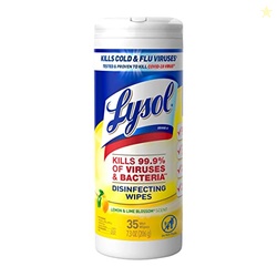 Lysol Disinfectant Wipes, For Disinfecting, Deodorizing, and Cleaning,
