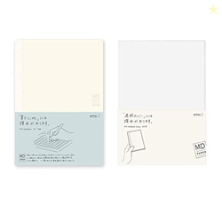 Midori MD Notebook - A5 Grid Paper (15003006) + MD notebook cover & lt