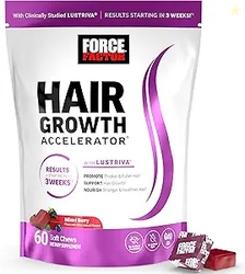 Force Factor Hair Growth Accelerator Soft Chews Hair Growth Vitamins f