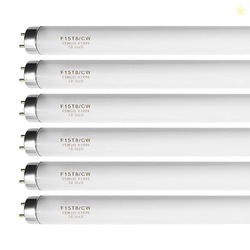 Konideke 18 Inch F15T8/CW T8 15W Fluorescent Light Bulb Cool White, F1