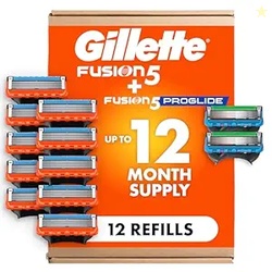 Gillette Fusion5 and ProGlide Men's Razor Blade Refills 5-Blade Cartri
