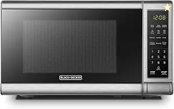 BLACK+DECKER EM720CB7 Digital Microwave Oven with Turntable Push-Butto