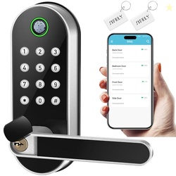 Fingerprint Smart Door Lock with Handle & Keypad  No More Lost Keys, K