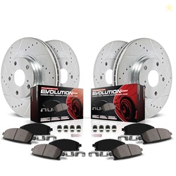 PowerStop Front and Rear Brake Kit for Honda Accord 2018-25 - Drilled 