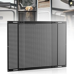 Safoner Premium Adjustable RV Entry Screen Door Grille, Adjusts from 2