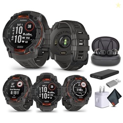 Garmin Instinct 3 50mm, Solar Charged Display, Rugged Outdoor GPS Smar