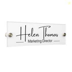 clicked craft Wall Sign Name Plate - Door Name Plate Office Gifts Exec
