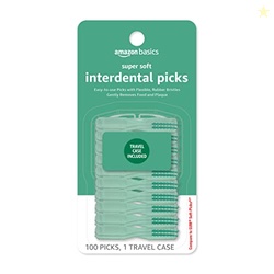 Amazon Basics Super Soft Interdental Picks for Plaque Remover and Teet