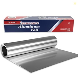 18" x 500' Heavy Duty Commercial Grade Food Safe Aluminum Foil Roll - 