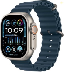 Apple Watch Ultra 2 [GPS + Cellular, 49mm] - Titanium Case with Blue O