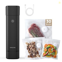 DREAME VH20 Handheld Vacuum Sealer Machine for Food with 30 Reusable V