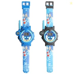 Accutime Sonic The Hedgehog's Walkie Talkie Kid's Watches with Calenda