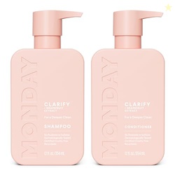 MONDAY HAIRCARE Clarify Shampoo and Conditioner Set 12 oz for Oily Hai