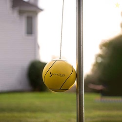 STERLING Sports Premium Tetherball Set Heavy Duty Tether Ball, Rope an