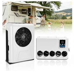 Treeligo 12V Truck Cab Air Conditioner 12000BTU, Mini Split 12 Volt DC