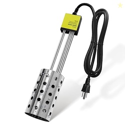 1500W Bucket Heater, Rust Proof Built in Temperature Controller Immers