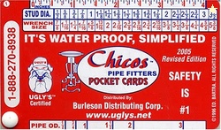 Chico's Pipe Fitters Pocket Cards