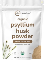 Micro Ingredients Organic Psyllium Husk Powder, 2lbs (32oz) | Daily So