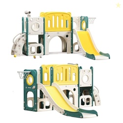 8 in 1 Toddler Slide Set, Kids Slide for Toddlers, Toddler Climber Sli