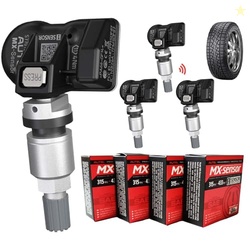 Autel TPMS Sensors Set of 4, Programmable Mx Sensor for Tire Pressure,