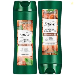 Suave Almond & Shea Butter Shampoo and Conditioner for Dry Hair  Moist
