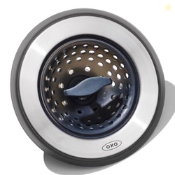 OXO Good Grips 2in1 Sink Strainer Stopper, Sink Drain Strainer for Kit