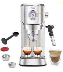 Gevi Espresso Expresso Machine 20 Bar with Auto Milk Frother, Professi