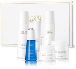 Absolute Skincare Set - Toner, Ampoule, Serum, Lotion, Eye-Complex, Nu