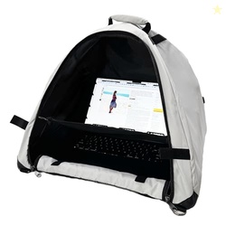 LAPTOP TENT - Portable Sun Shade & Water-Resistant Beach Bag for Outdo