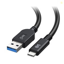 Cable Matters [USB-IF Certified] 10Gbps Gen 2 USBA to USB C Cable - 3.